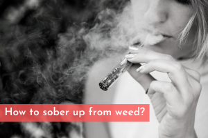 How to sober up from weed